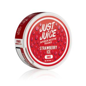 Just Juice Strawberry Ice Pouches 6mg